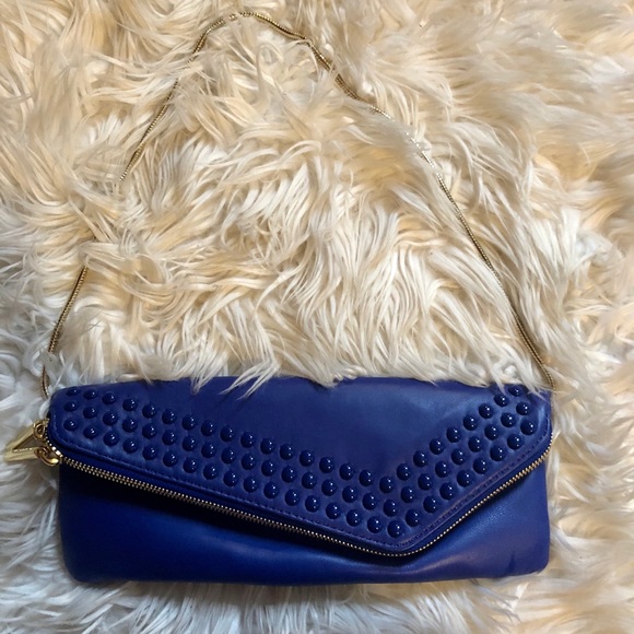 henri bendel Handbags - Henri Bendel cobalt blue clutch